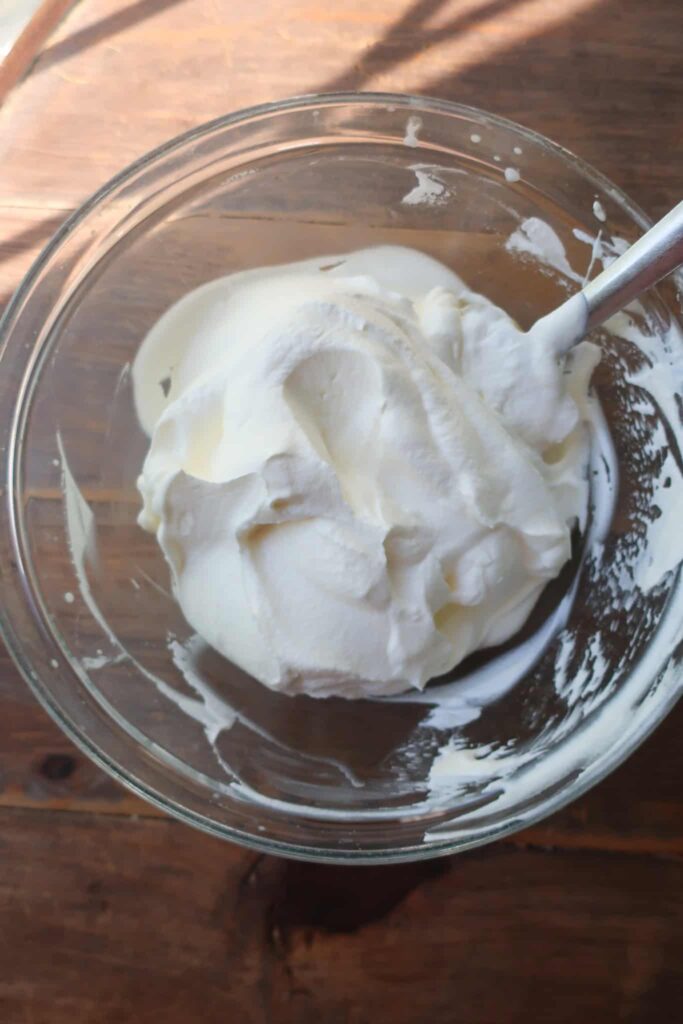 fresh whipped cream