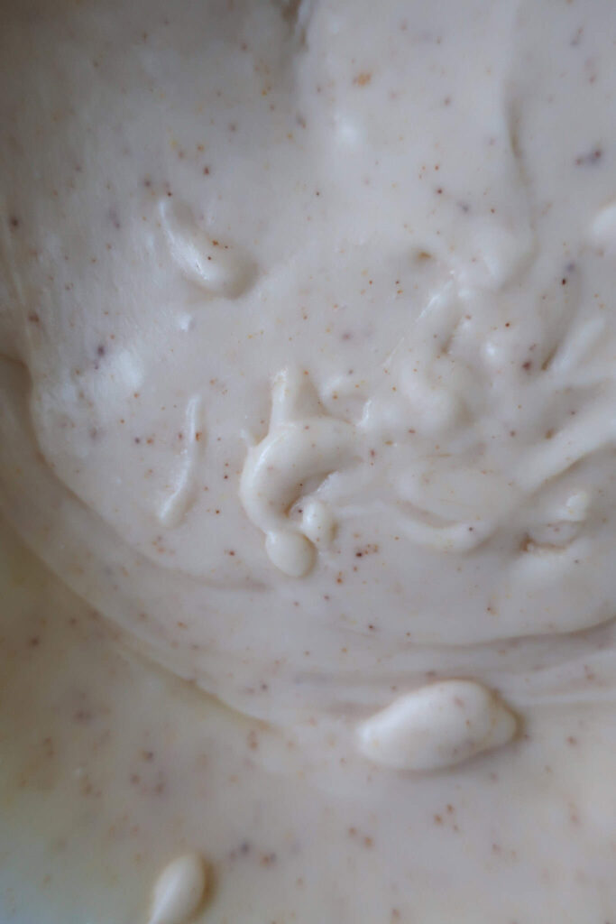up close brown butter glaze for cookies and cakes