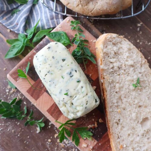 homemade herb butter from scratch