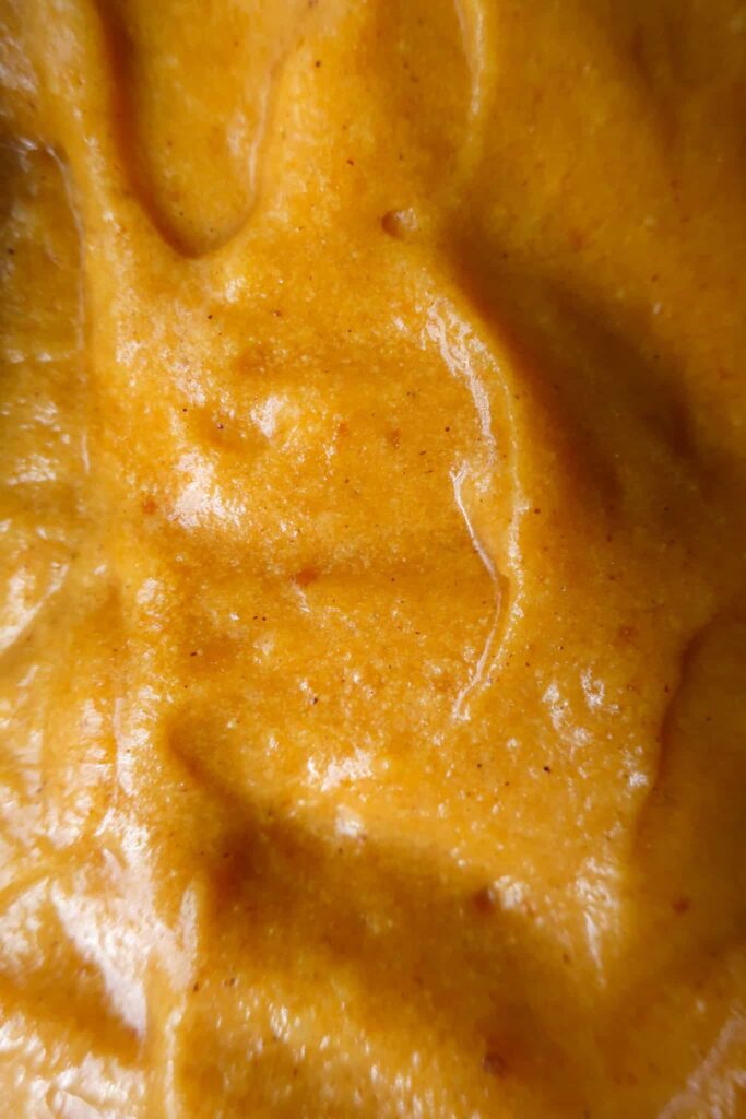 pumpkin cake batter