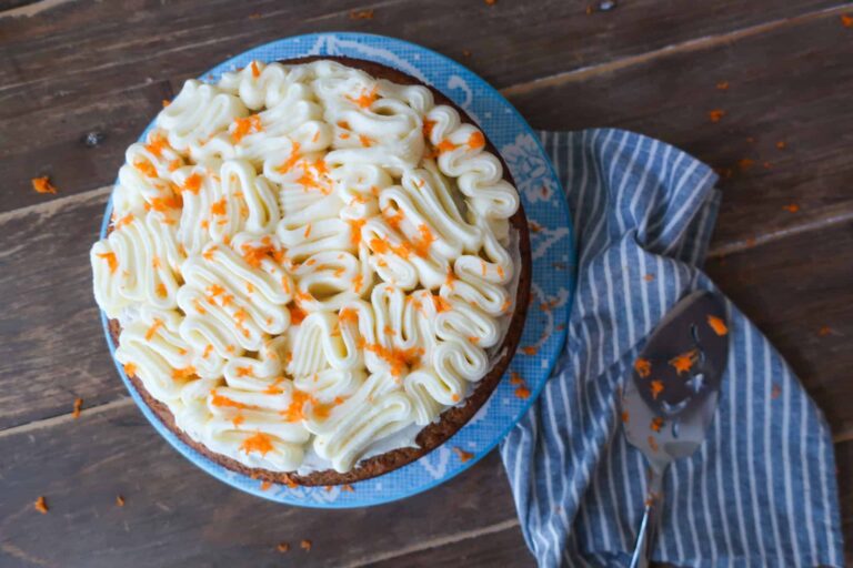 the best carrot cake with brown butter cream cheese frosting