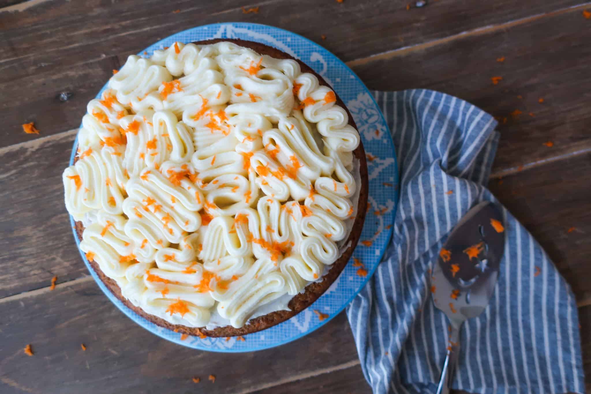 the best carrot cake with brown butter cream cheese frosting