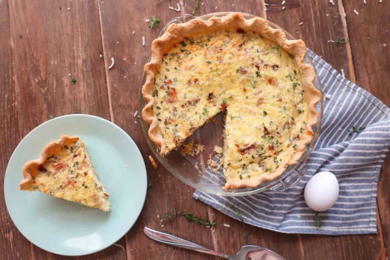 classic French quiche Lorraine recipe