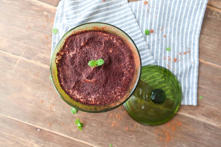 single-serve mint chocolate tiramisu recipe