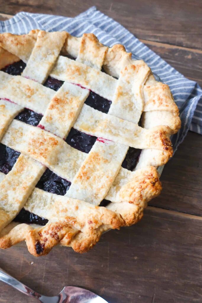 lattice top pie crust