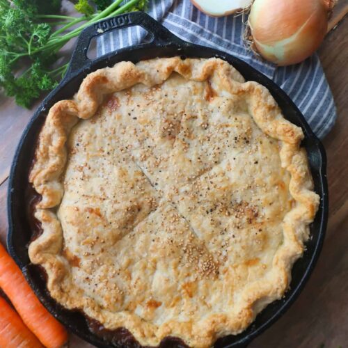 best vegetable pot pie recipe with mushrooms