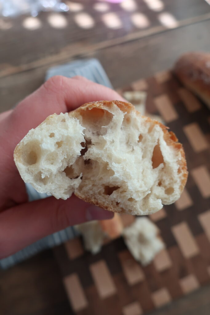 inside look at french baguettes