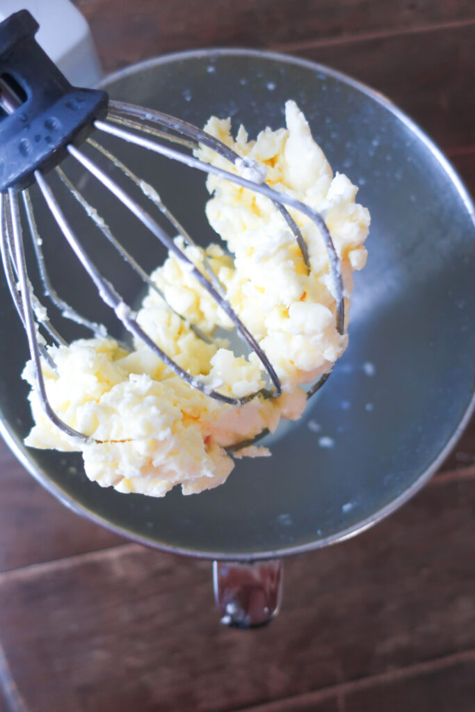 the makings of butter for homemade herb butter