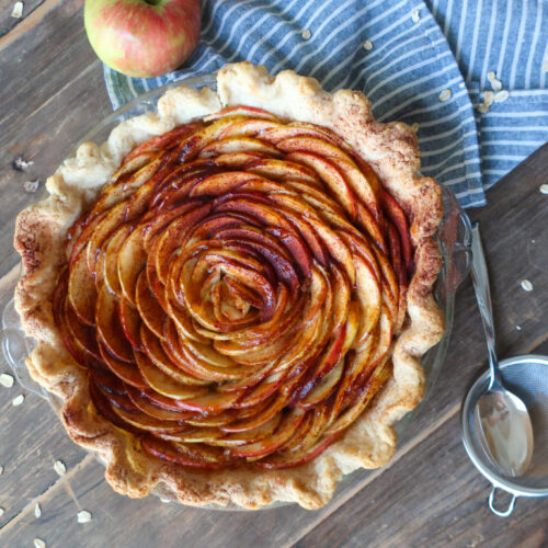 apple streusel pie