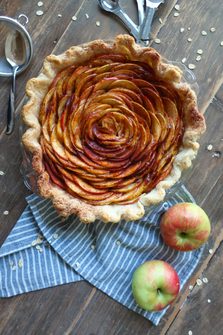 apple streusel pie