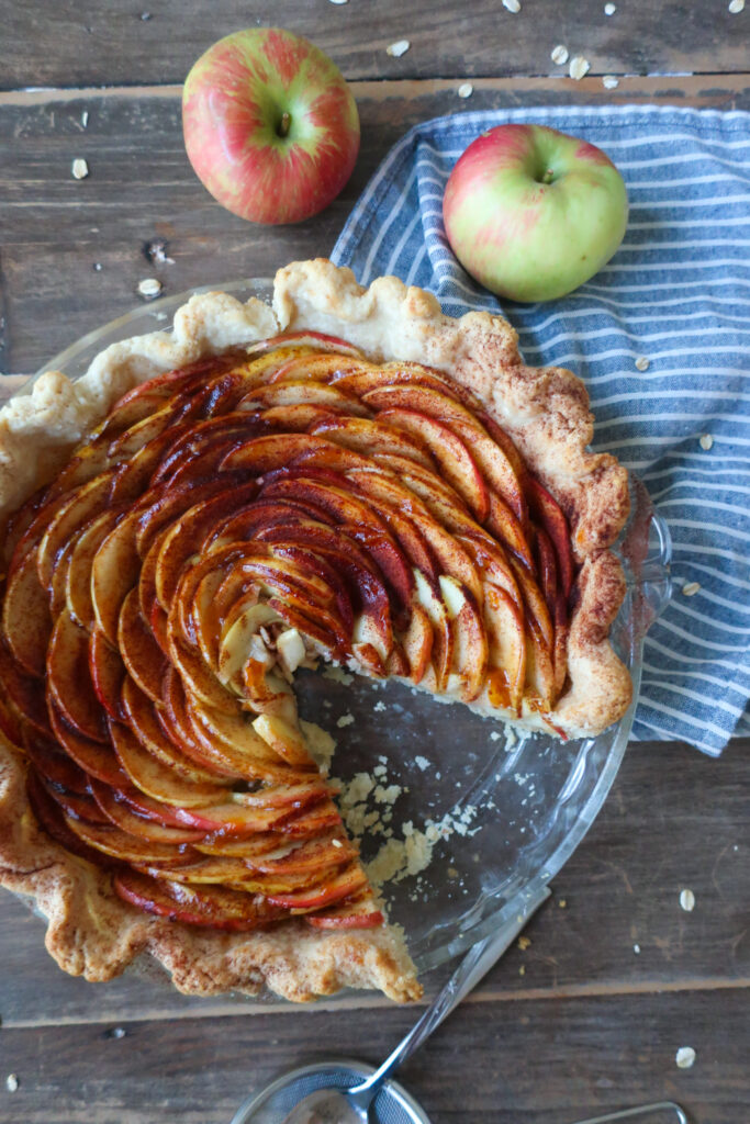 apple streusel pie