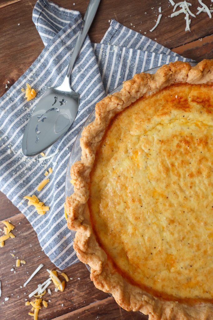 three cheese quiche