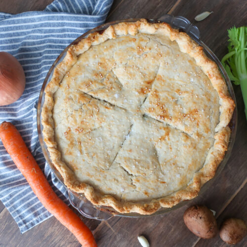 baked vegetable pot pie