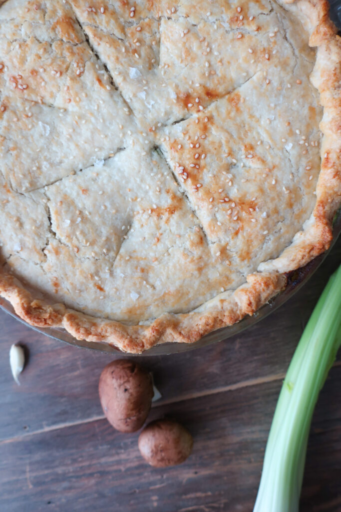 baked vegetable pot pie