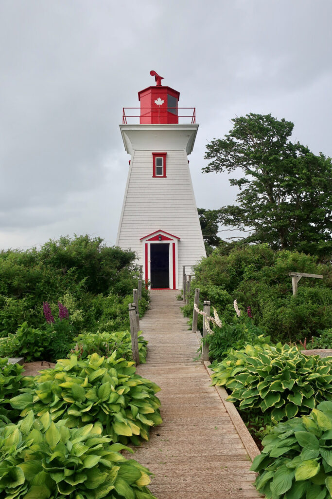 light house on prince edward island in canada; mother daughter trip; canada road trip