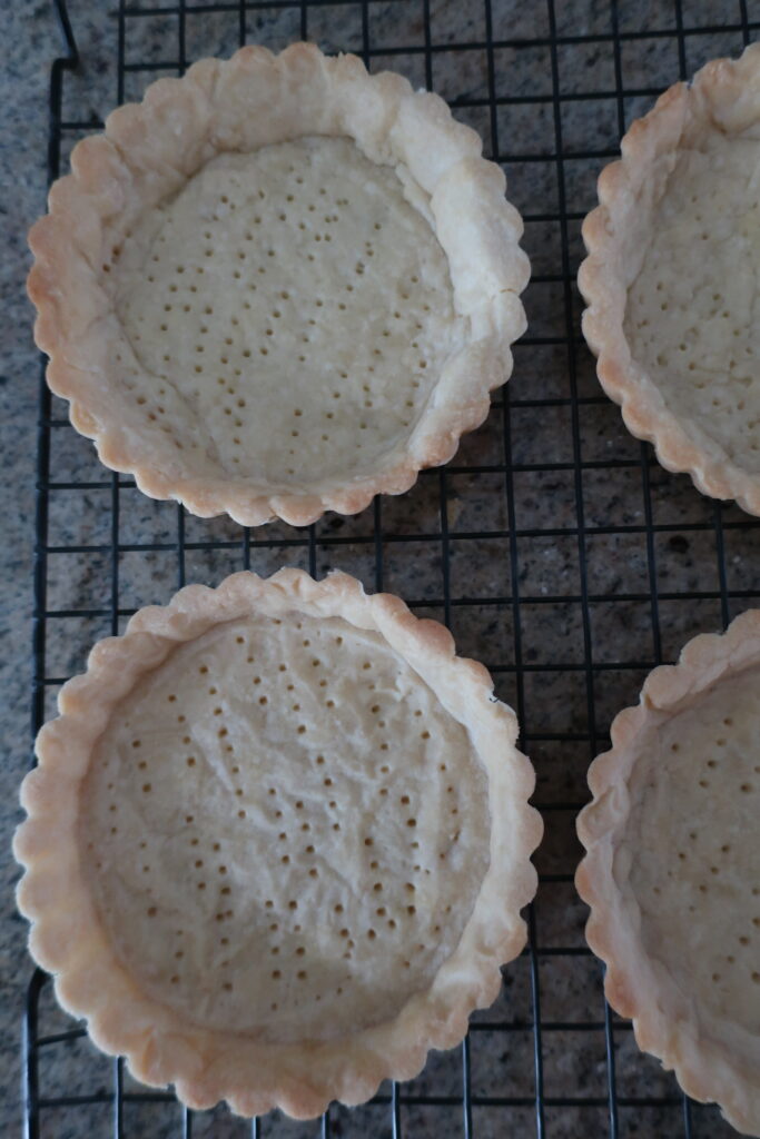 baked pie crust; baked mini tart crust; pastry crust recipe; Pâte Sablée