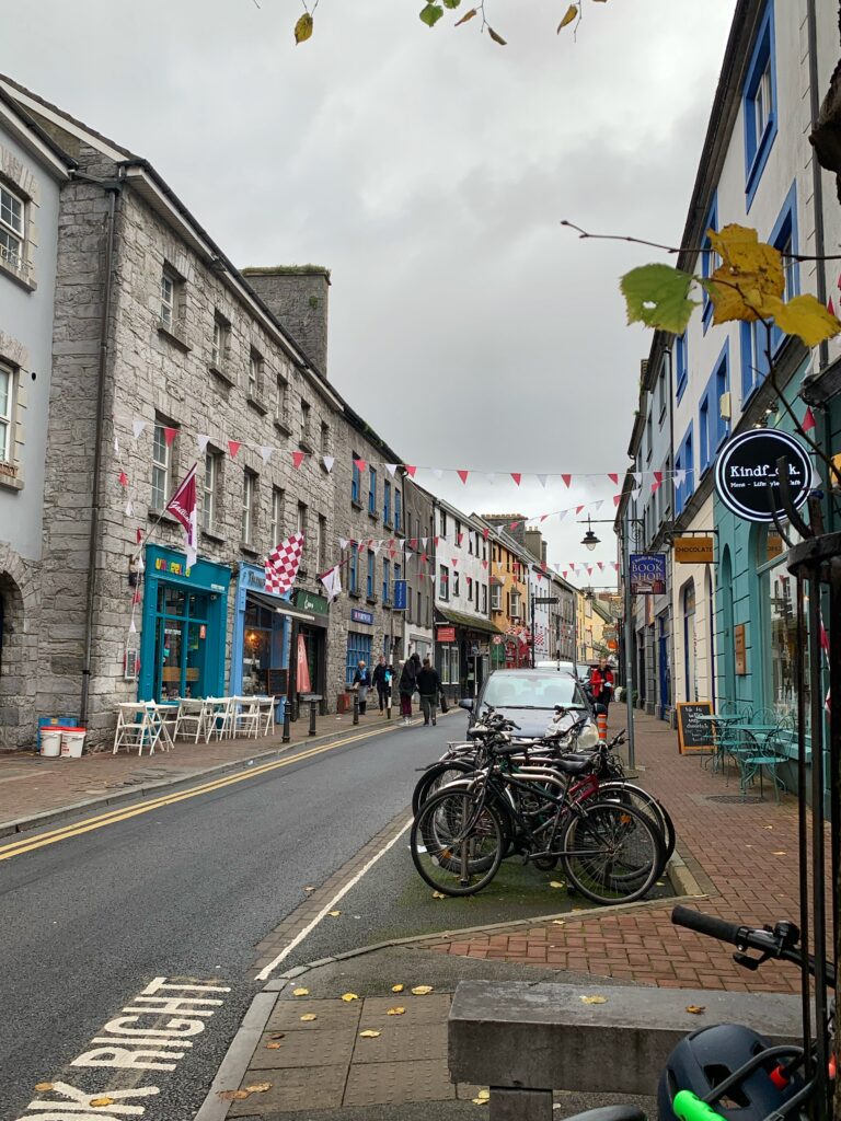 galway downtown; road trip ireland, europe; solo travel; solo female travel; ireland itinerary; ring of kerry drive; ireland in november