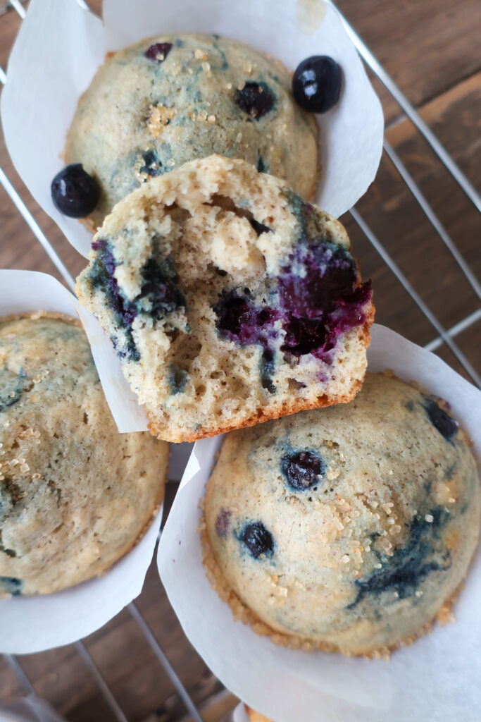 how to make blueberry compote, blueberry compote to pair with blueberry muffins, blueberry chai spiced muffins with blueberry compote