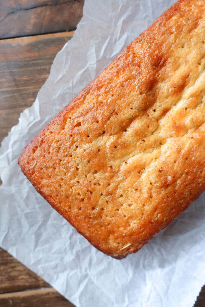 baked lemon rosemary loaf cake