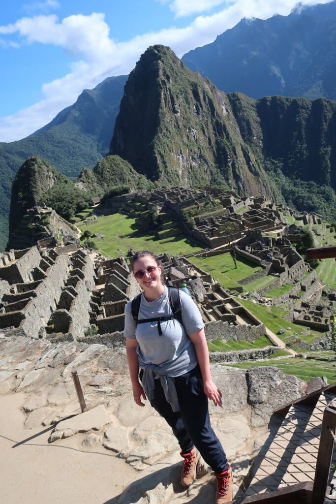 woman at machu picchu; solo female travel; solo backpacking; backpacking south america; backpacking tips; peru itinerary;