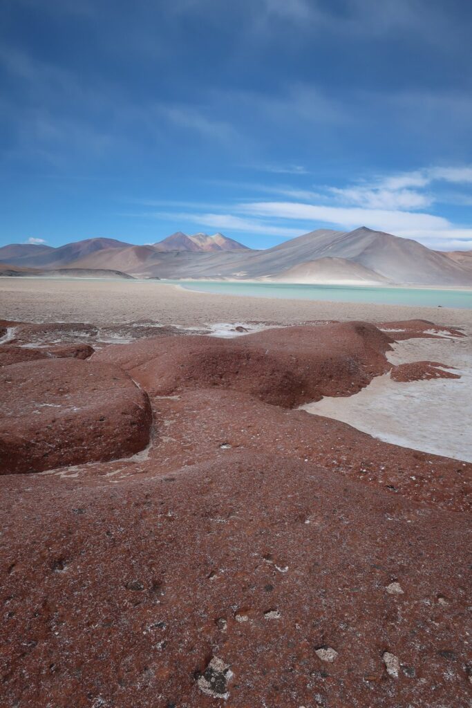 Piedras Rojas section of the San Pedro de Atacama desert; san pedro de atacama chile; south american desert; solo travel; solo female travel; backpacking south america; backpacking tips; chile travel itinerary; chile travel; south america travel destinations; where to visit in south america