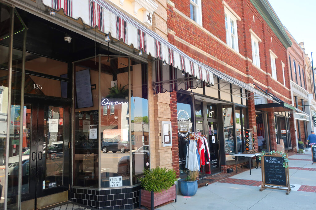 charming small town near charlotte nc