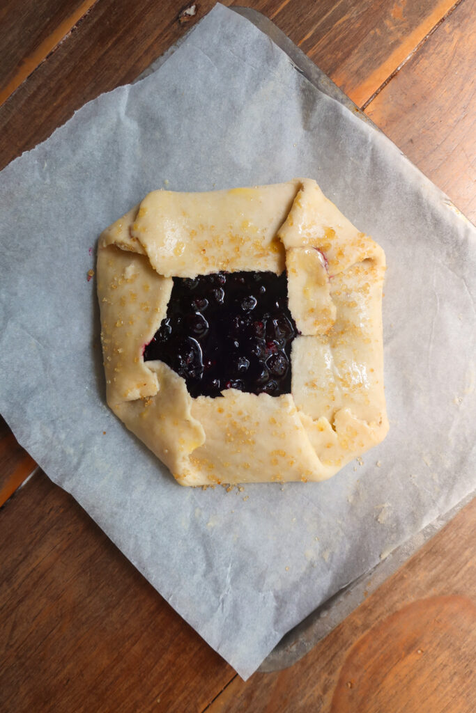 mini galette before baking