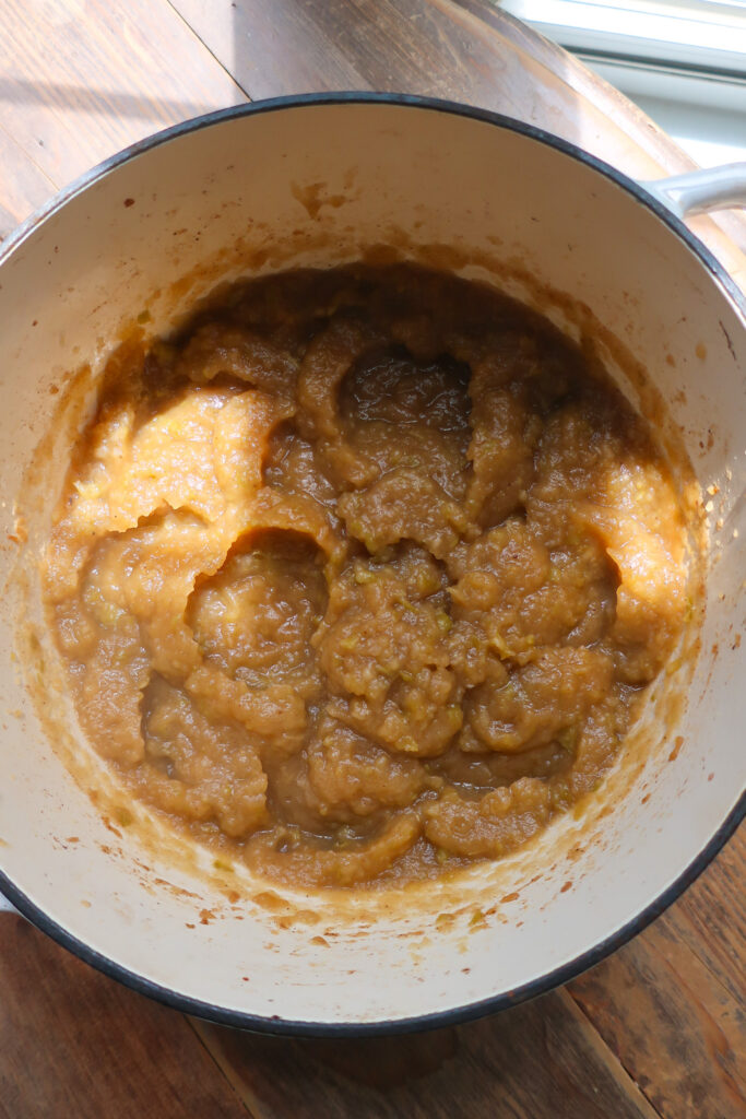 process of making apple butter