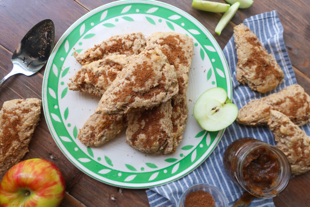 homemade apple cinnamon scones