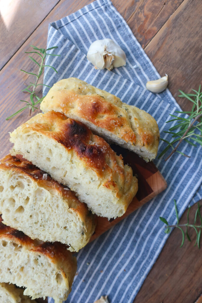 homemade easy focaccia bread