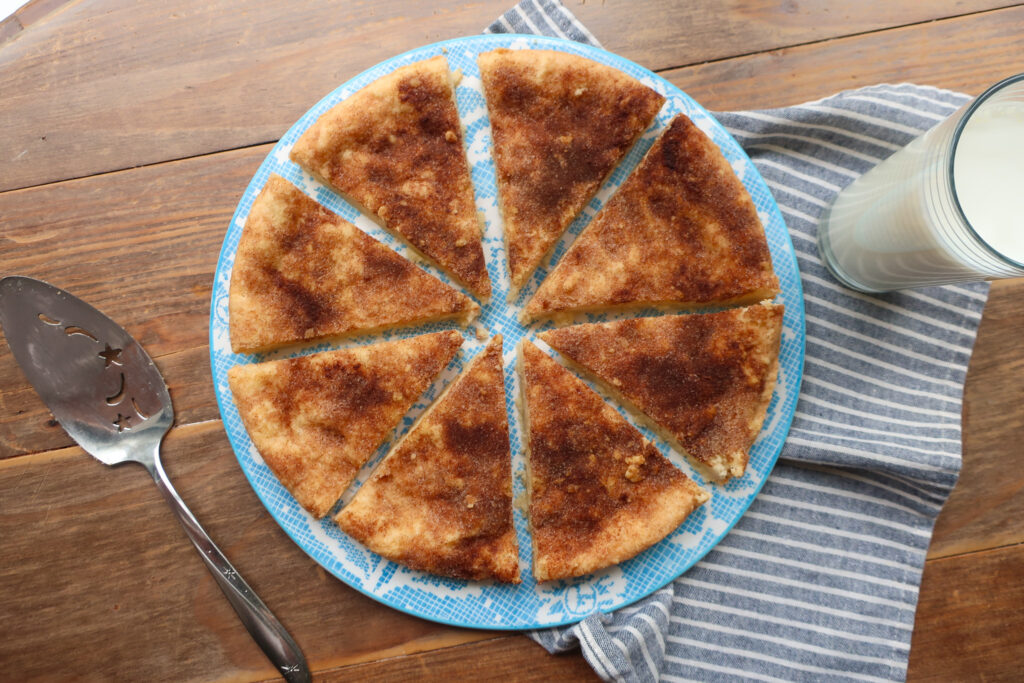 snickerdoodle shortbread wedge cookies