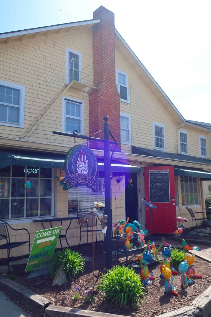 hallmark town north carolina blowing rock candle shop