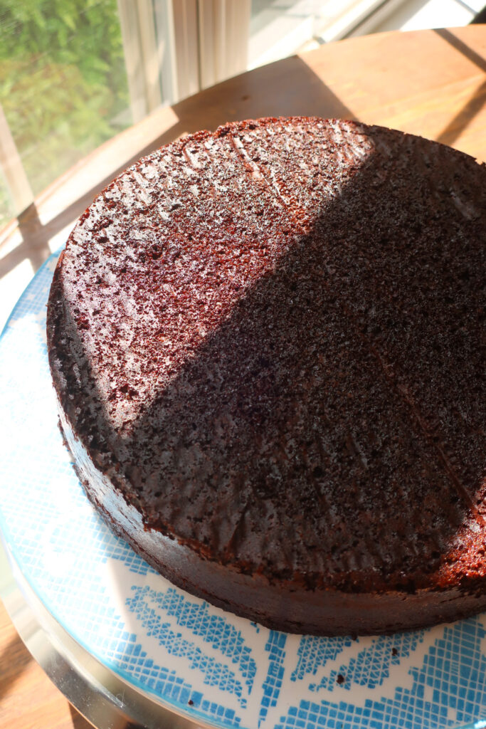single-layer Oreo cake