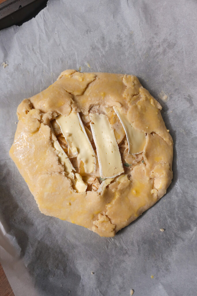 tartiflette galette ready to bake