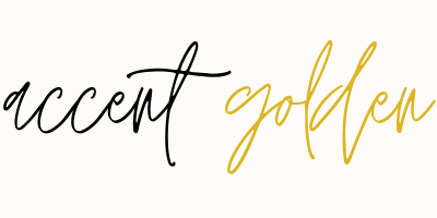 accent golden logo