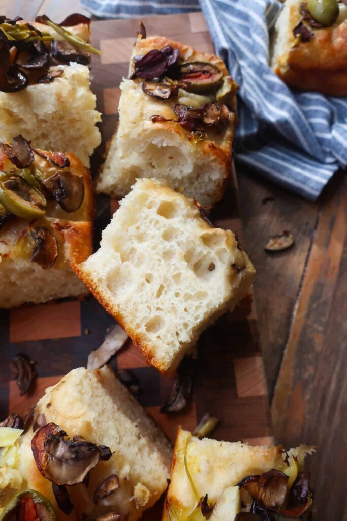 fluffy homemade focaccia