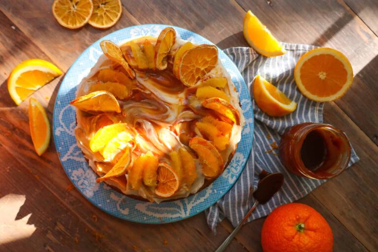 caramel and orange cake