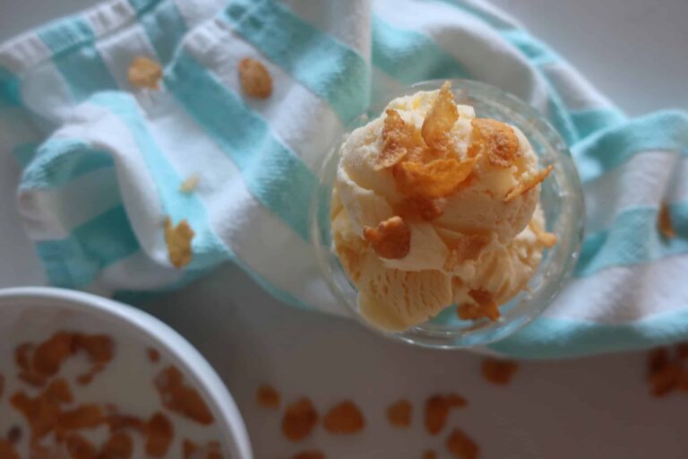 homemade cereal milk ice cream