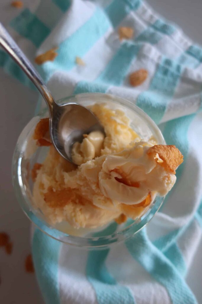 creamy cornflake ice cream