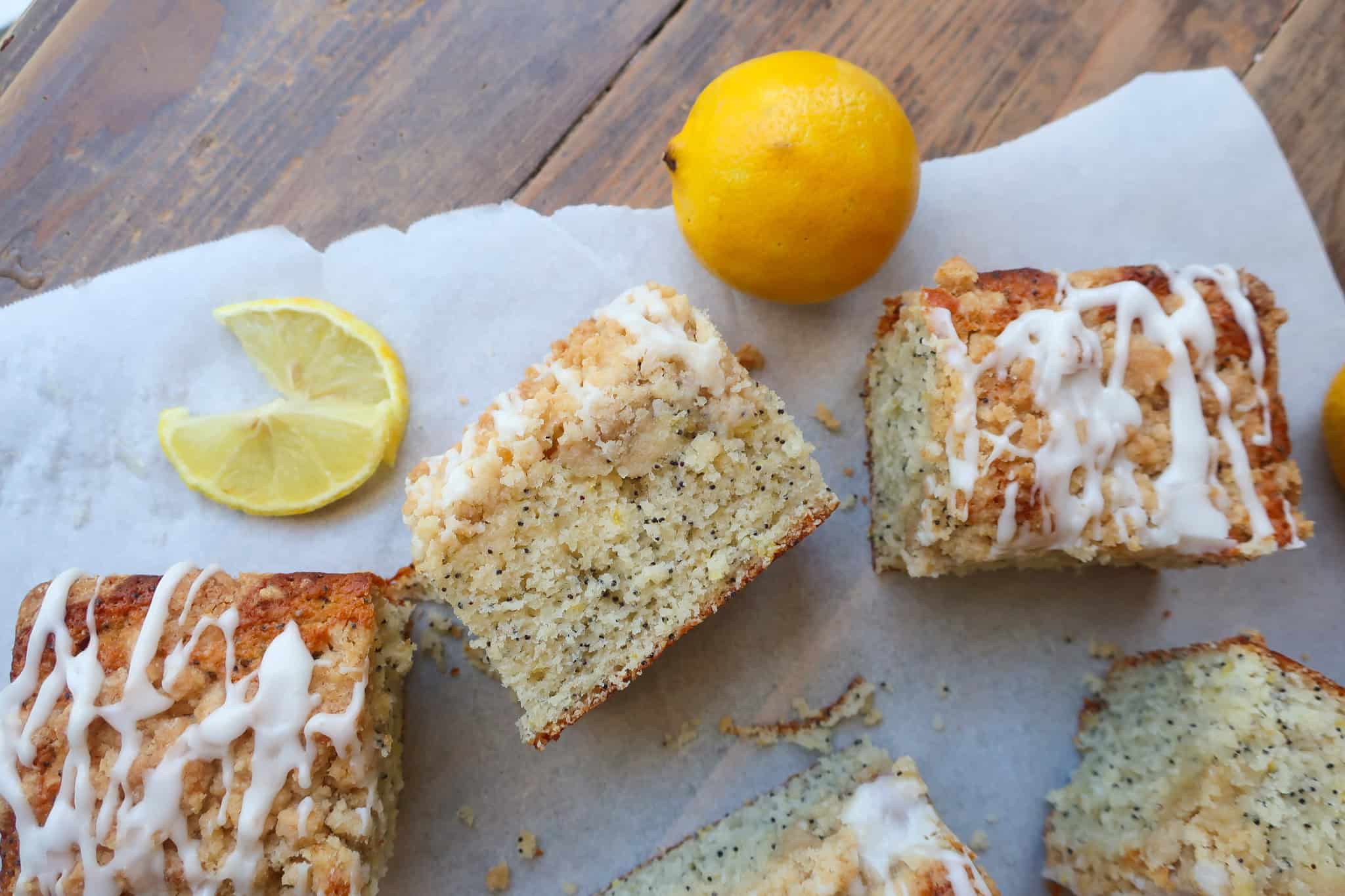 small batch lemon poppy seed coffee cake recipe