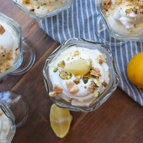 simple lemon mousse for citrus season