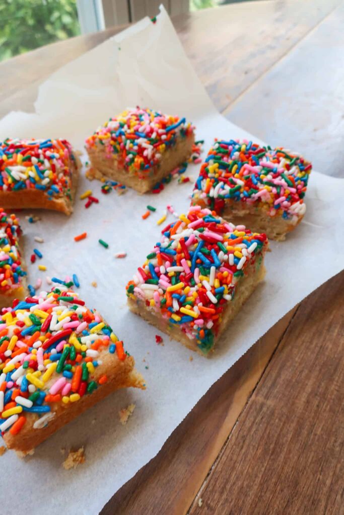 homemade sugar cookie bars