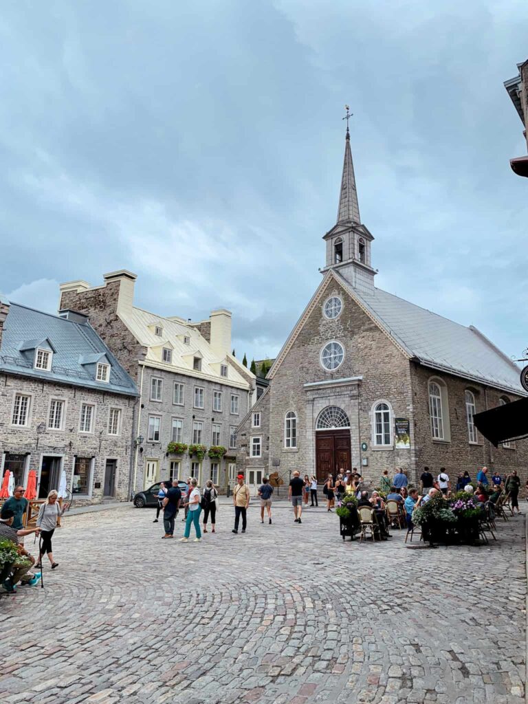 people watch in place royale québec city