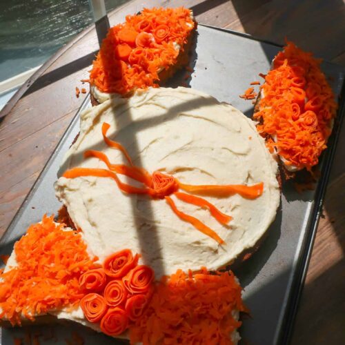 carrot cake bunny cake