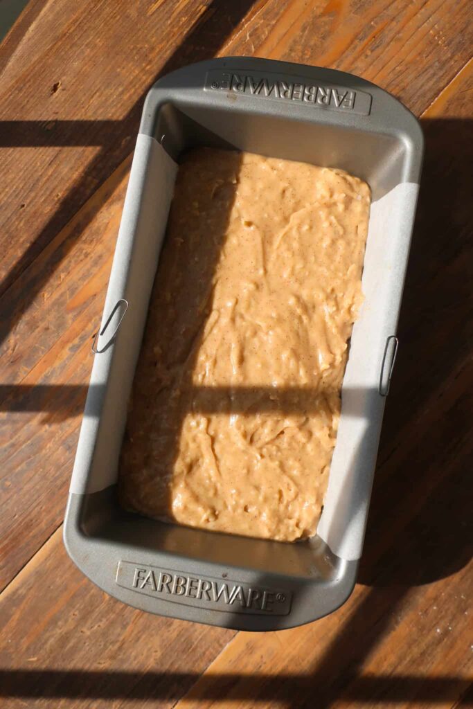 batter for coconut loaf cake