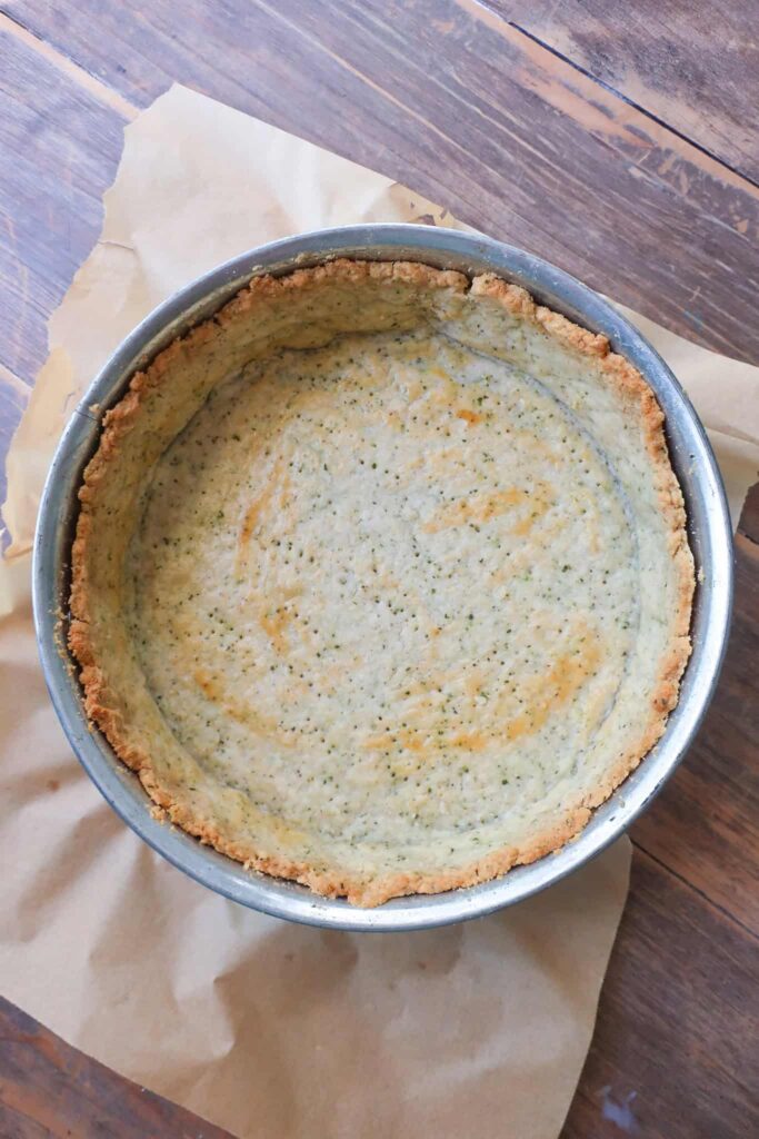 baked deep dish pie shell