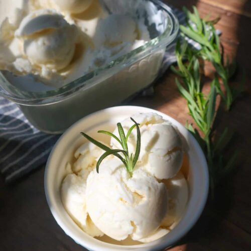 rosemary frozen yogurt