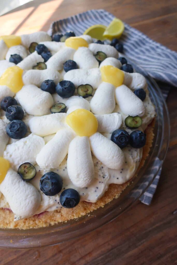 the best blueberry lemon pie