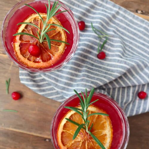 small batch cranberry non alcoholic drink recipe