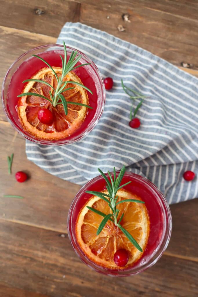 small batch cranberry non alcoholic drink recipe